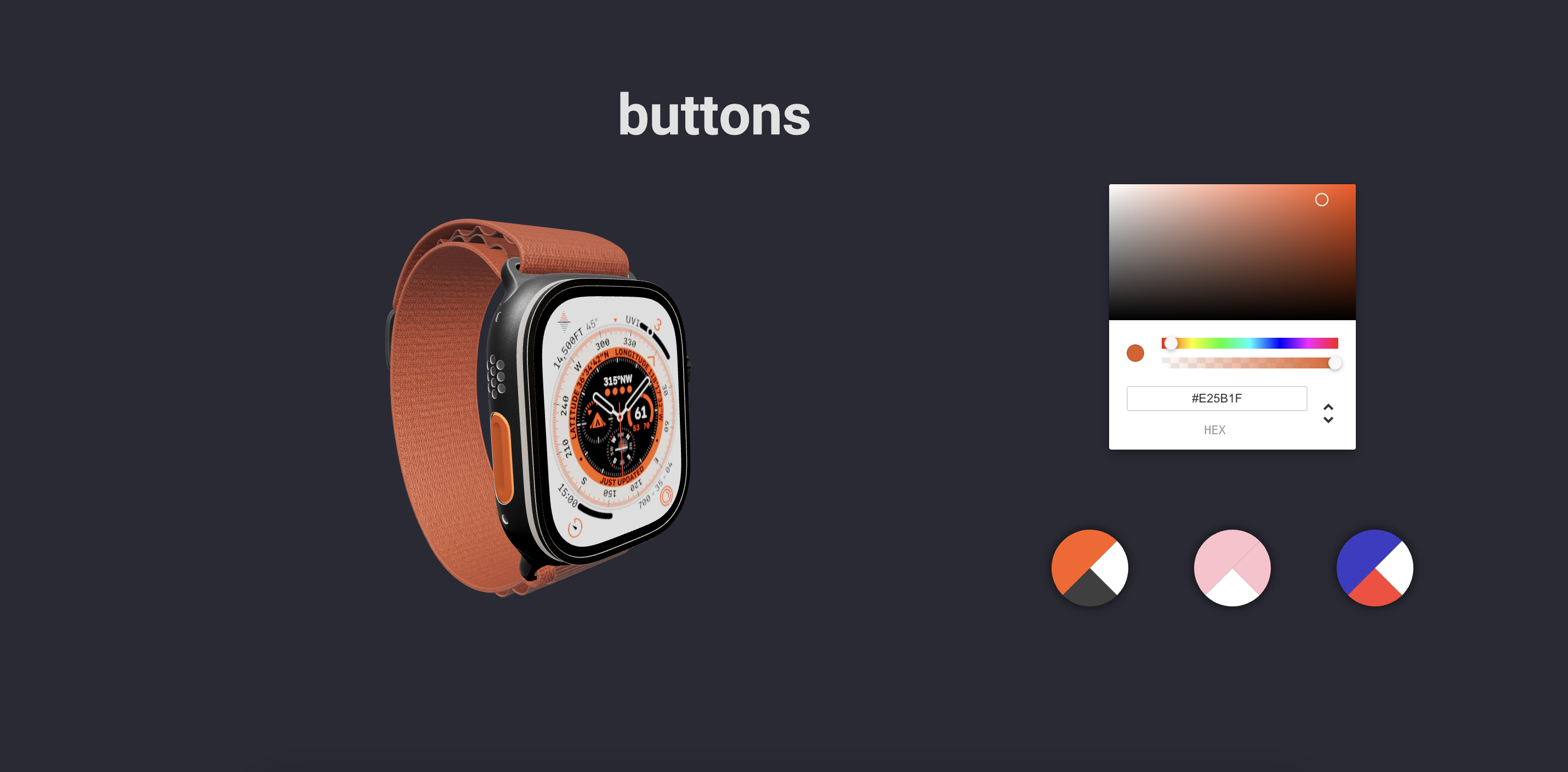Three.js Watch Editor